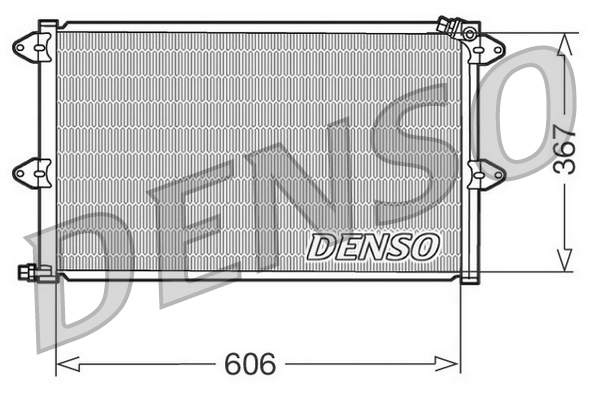 Airco condensor Denso DCN27001