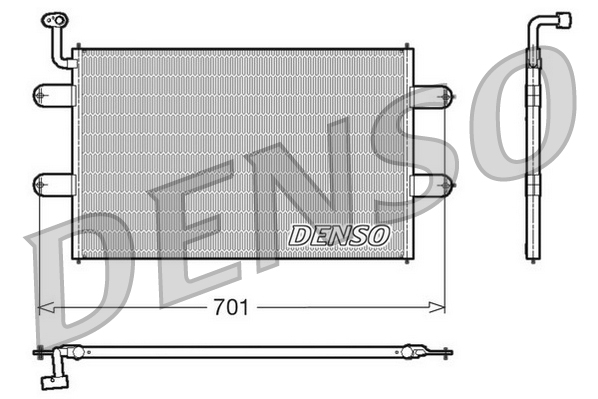 Airco condensor Denso DCN27003