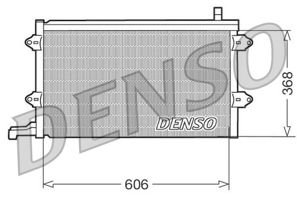 Airco condensor Denso DCN32003