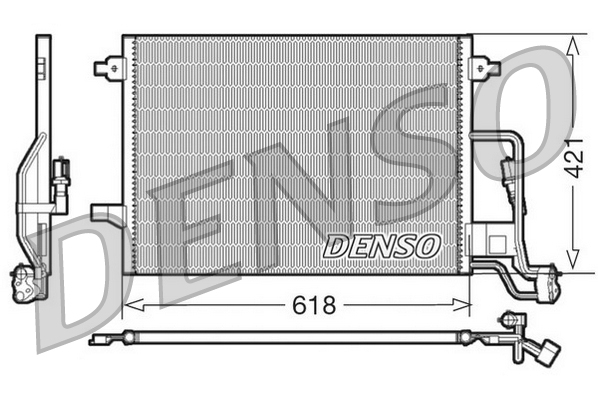 Airco condensor Denso DCN32018