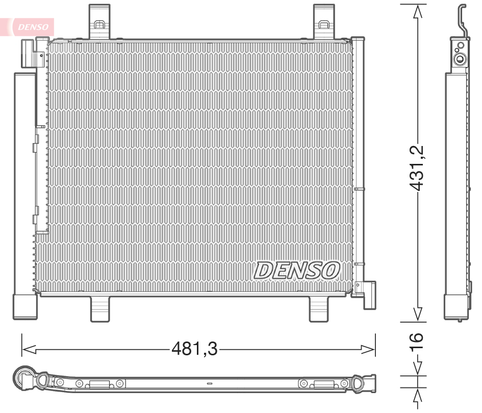 Airco condensor Denso DCN32023