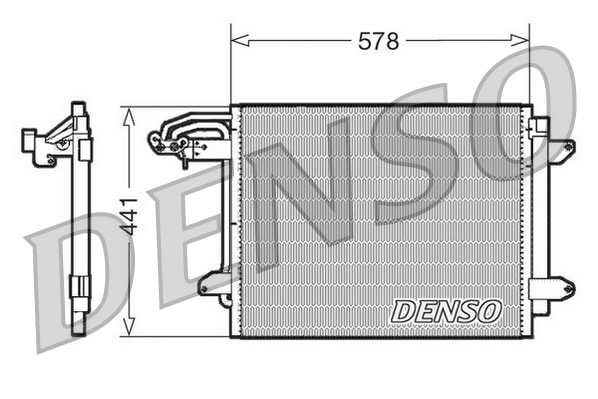 Airco condensor Denso DCN32030