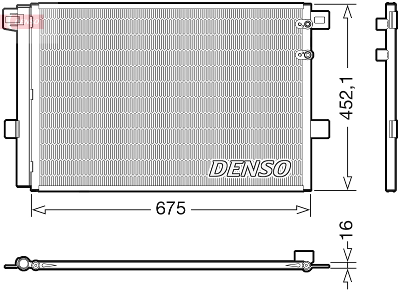 Airco condensor Denso DCN32065