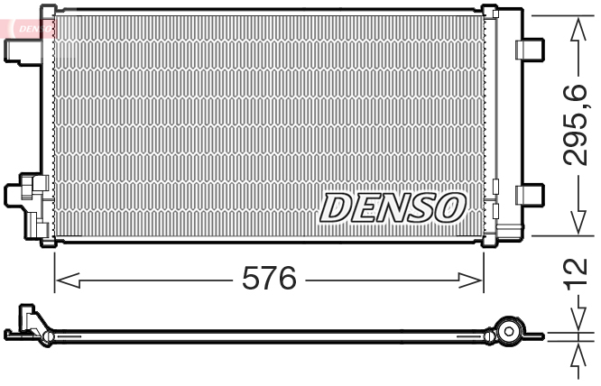 Airco condensor Denso DCN32069