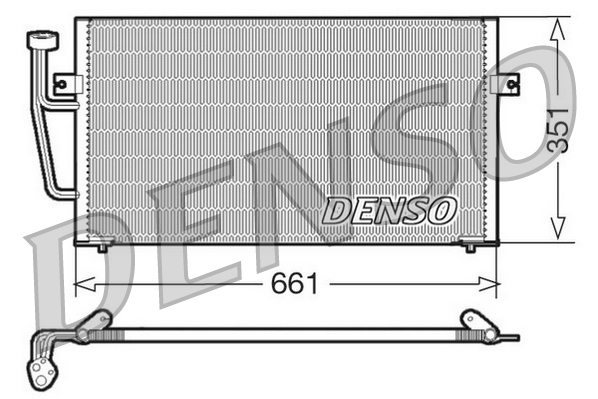 Airco condensor Denso DCN33008