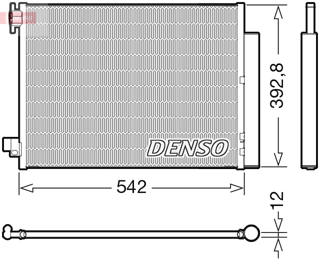 Airco condensor Denso DCN37004