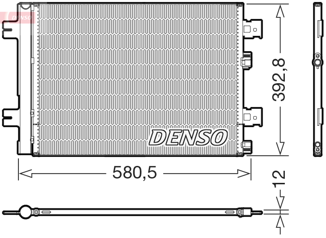 Airco condensor Denso DCN37005