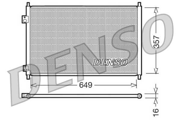 Airco condensor Denso DCN40008