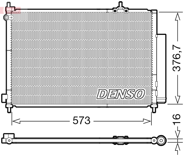 Airco condensor Denso DCN40031