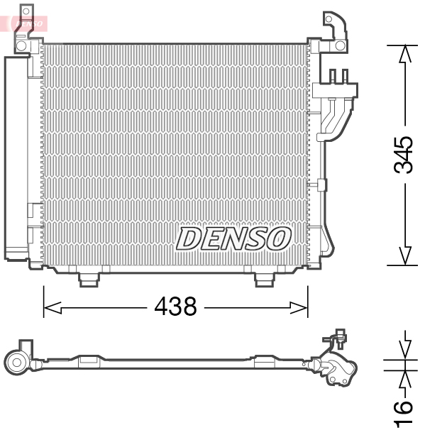 Airco condensor Denso DCN41003