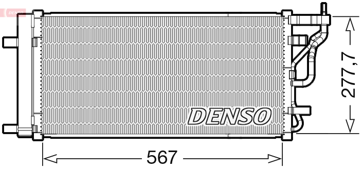 Airco condensor Denso DCN41024