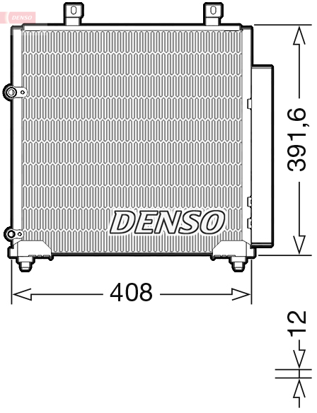 Airco condensor Denso DCN45012