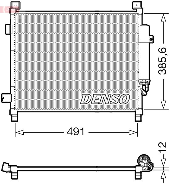 Airco condensor Denso DCN46031