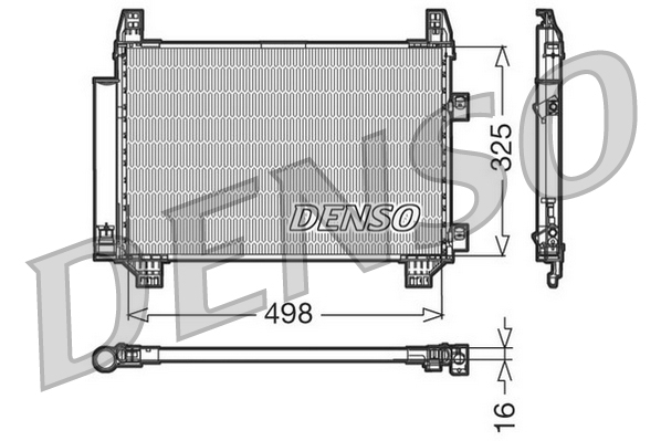 Airco condensor Denso DCN50001