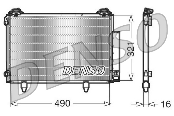 Airco condensor Denso DCN50002