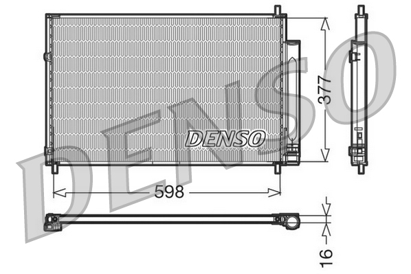 Airco condensor Denso DCN50006