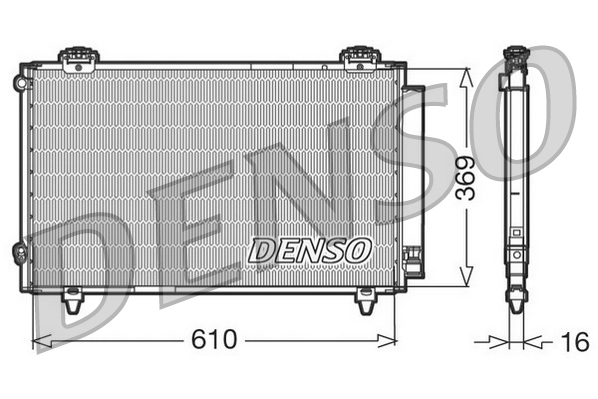 Airco condensor Denso DCN50008