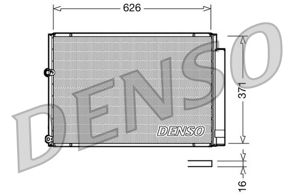 Airco condensor Denso DCN50018