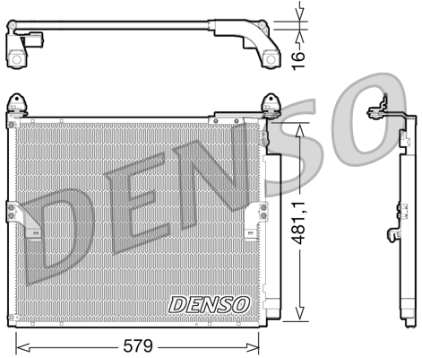 Airco condensor Denso DCN50019