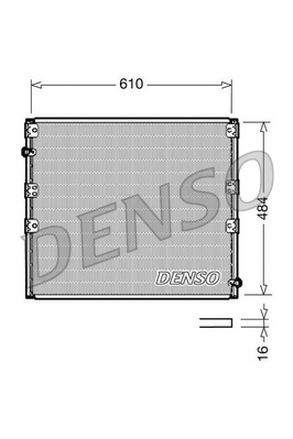 Airco condensor Denso DCN50020