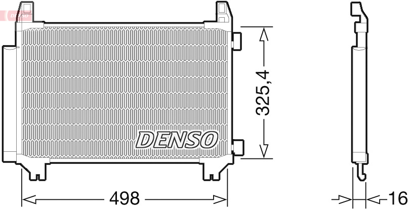 Airco condensor Denso DCN50028