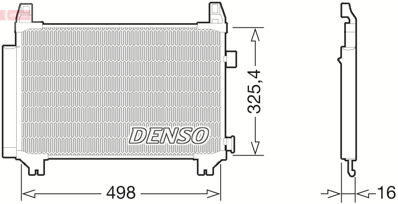 Airco condensor Denso DCN50029