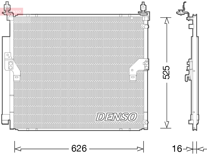 Airco condensor Denso DCN50034