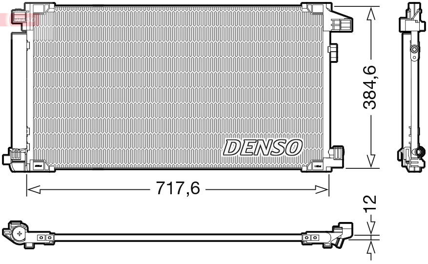 Airco condensor Denso DCN50061