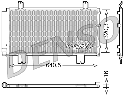 Airco condensor Denso DCN51007