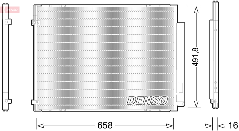 Airco condensor Denso DCN51010