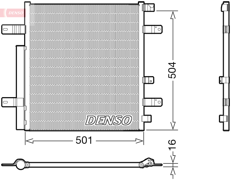 Airco condensor Denso DCN99054