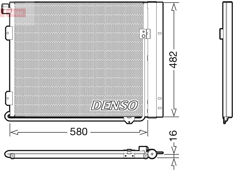 Airco condensor Denso DCN99061