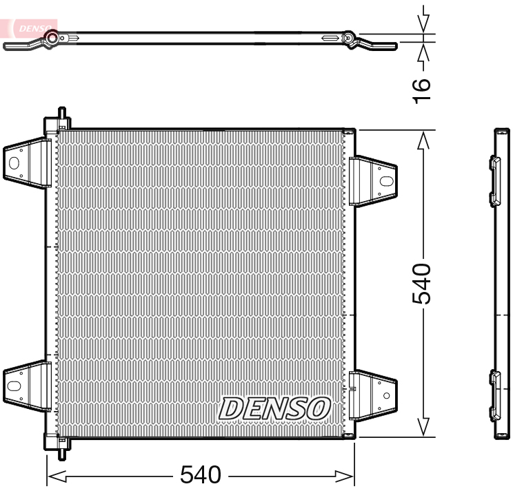 Airco condensor Denso DCN99065