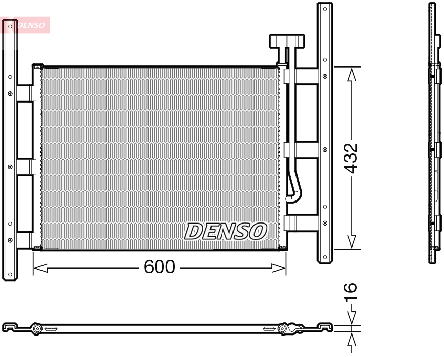 Airco condensor Denso DCN99067