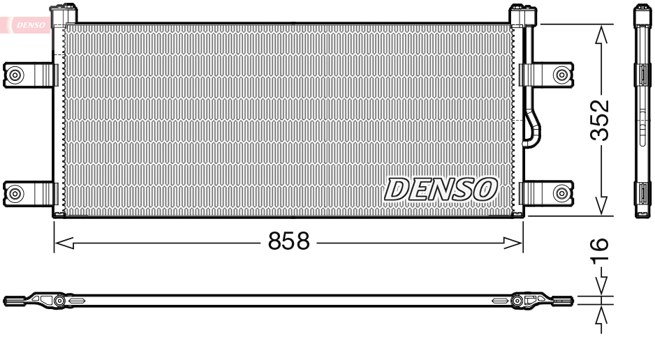 Airco condensor Denso DCN99069