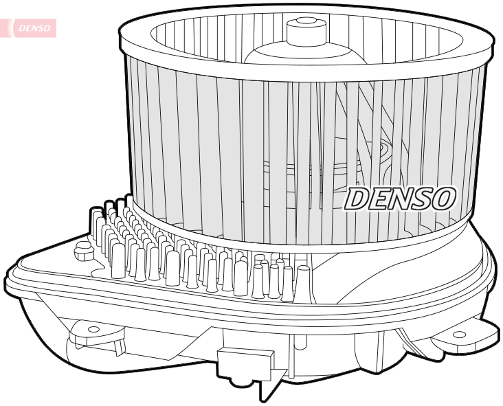 Denso Kachelventilator DEA07013