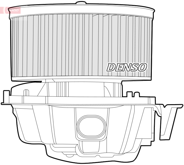 Denso Kachelventilator DEA23014