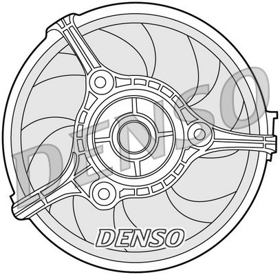 Ventilatorwiel-motorkoeling Denso DER02002