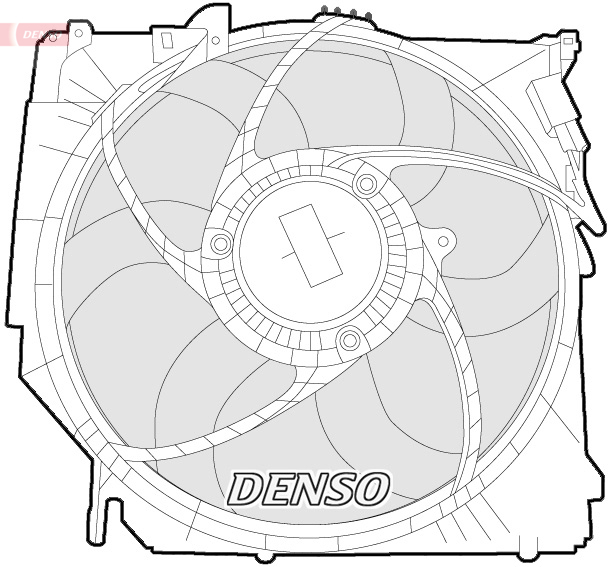 Ventilatorwiel-motorkoeling Denso DER05005