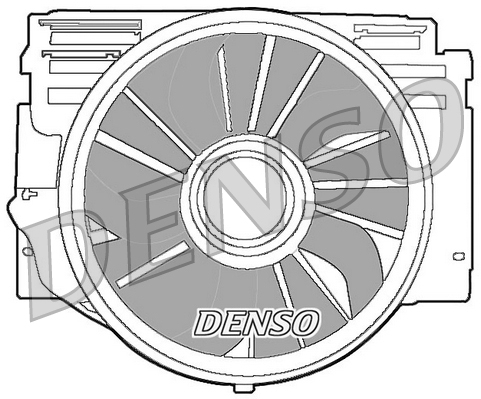 Ventilatorwiel-motorkoeling Denso DER05007