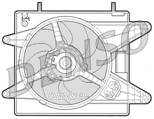 Ventilatorwiel-motorkoeling Denso DER09008