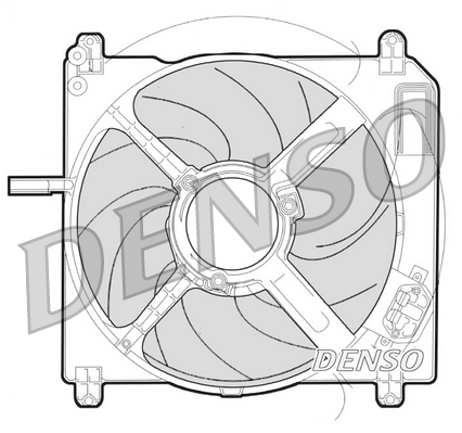 Ventilatorwiel-motorkoeling Denso DER09009