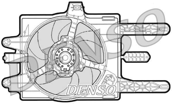 Ventilatorwiel-motorkoeling Denso DER09030