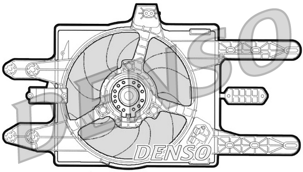 Ventilatorwiel-motorkoeling Denso DER09031