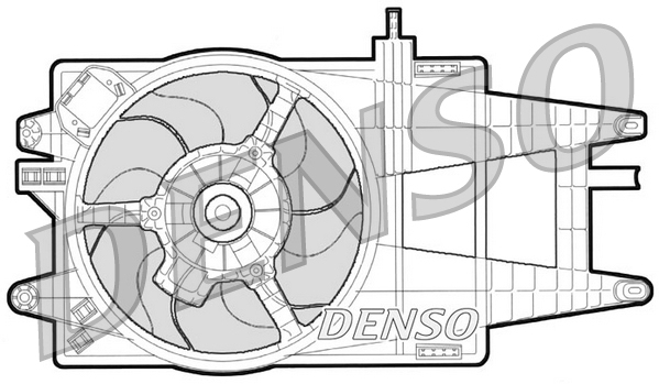 Ventilatorwiel-motorkoeling Denso DER09032