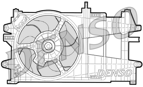 Ventilatorwiel-motorkoeling Denso DER09033