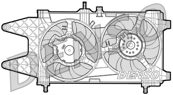 Ventilatorwiel-motorkoeling Denso DER09037