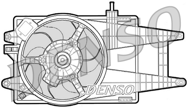 Ventilatorwiel-motorkoeling Denso DER09040