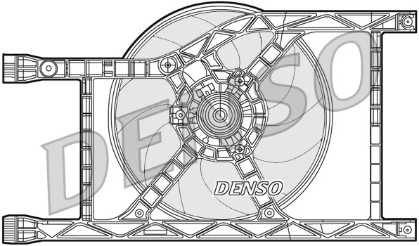 Ventilatorwiel-motorkoeling Denso DER09045