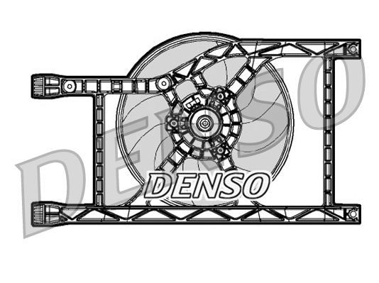 Ventilatorwiel-motorkoeling Denso DER09047